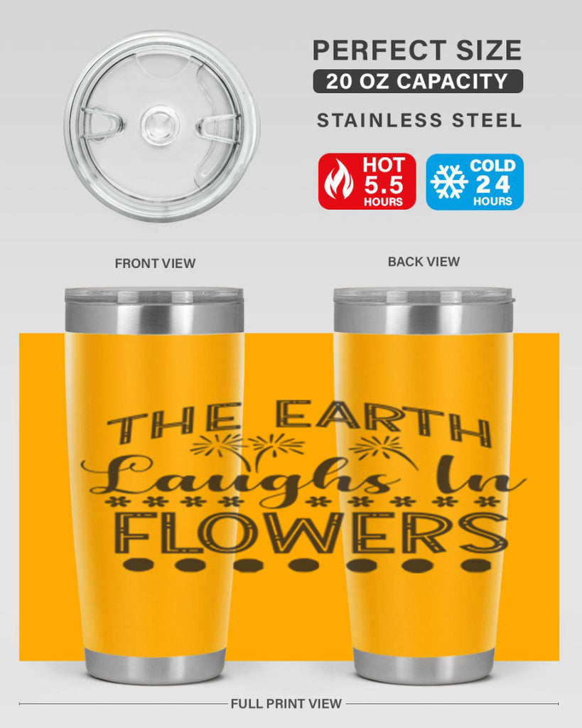 The earth laughs in flowers 533#- spring- Tumbler