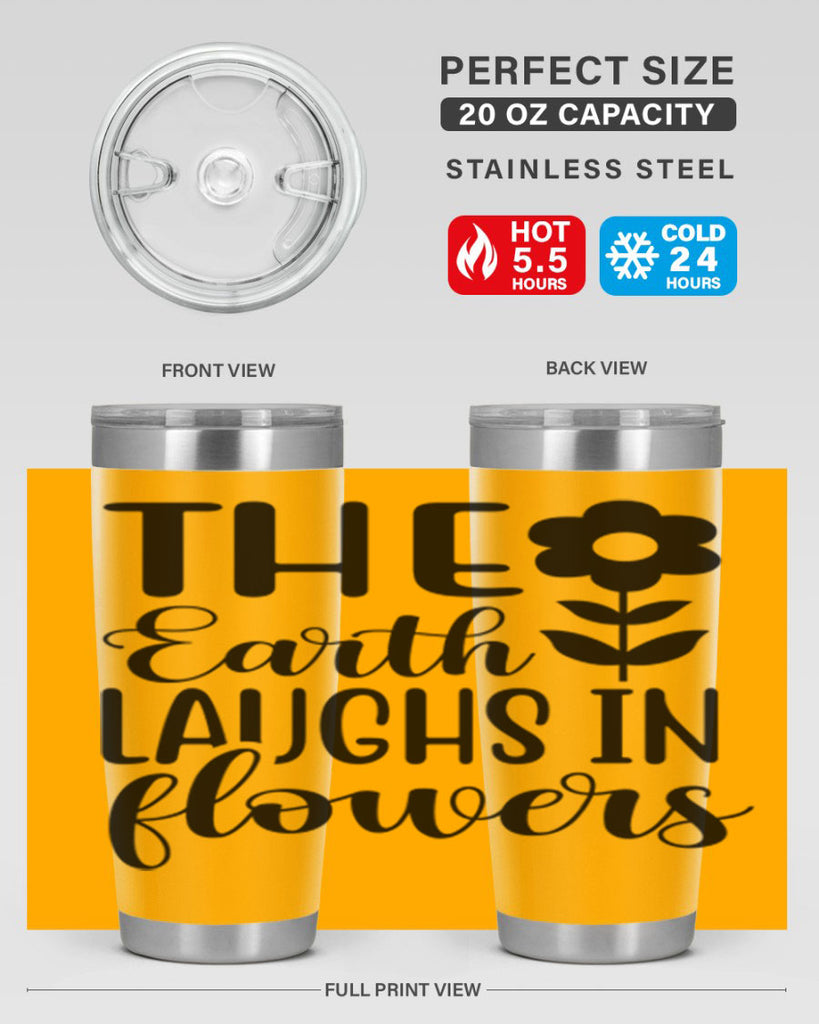 The earth laughs in flowers 548#- spring- Tumbler