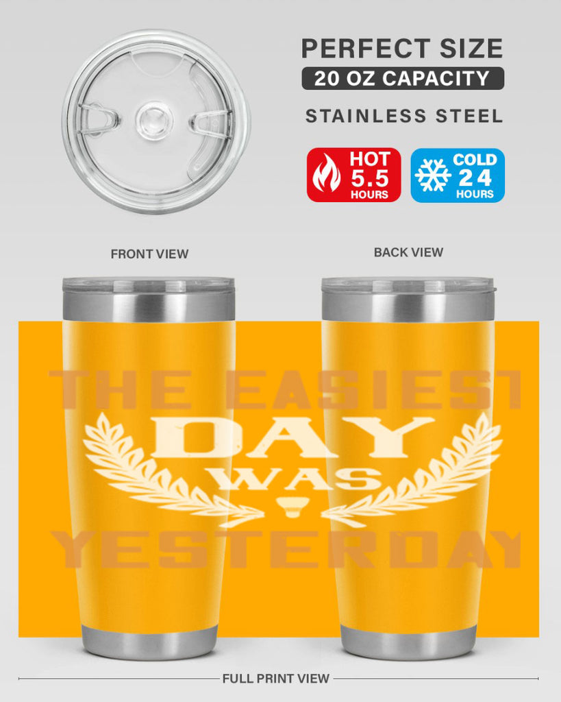 The easiest day was yesterday 1834#- badminton- Tumbler