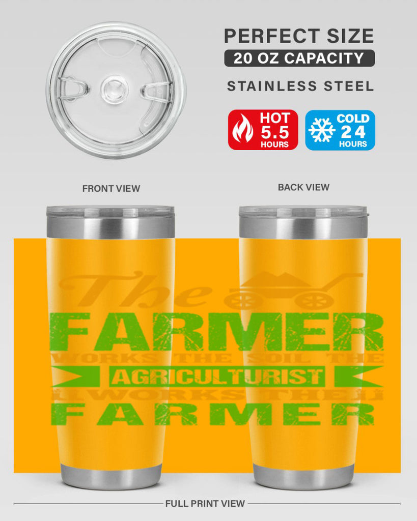 The farmers work the soil 33#- farming and gardening- Tumbler