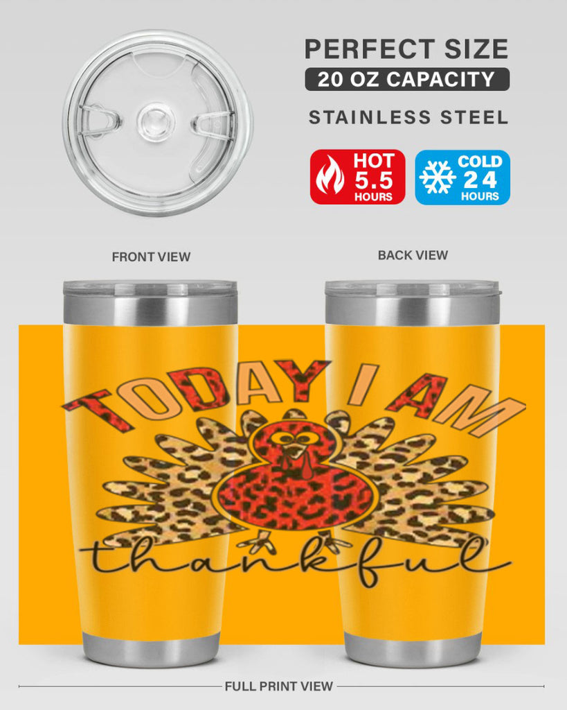Today i am thankful 621#- fall- Tumbler