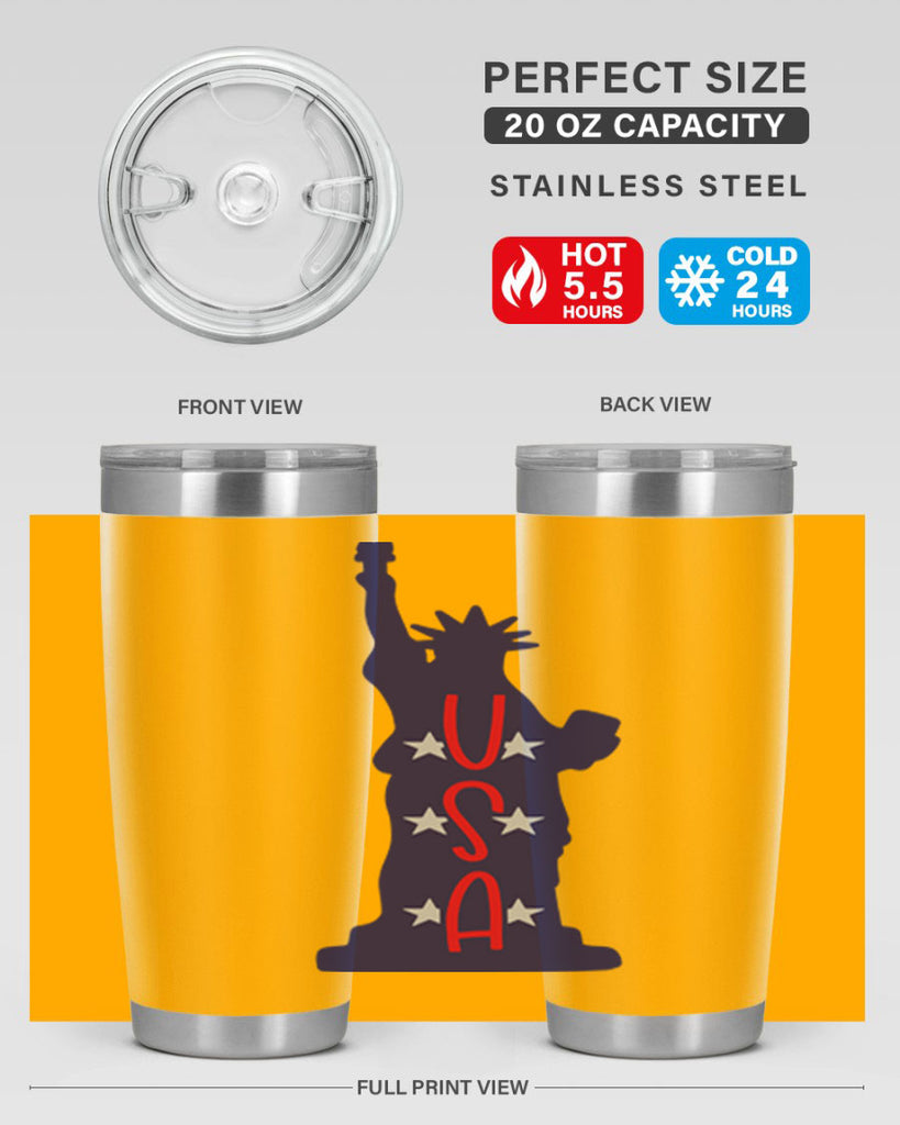 USA Style 181#- Fourt Of July- Tumbler