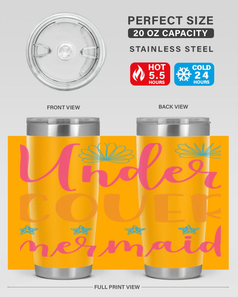 Under Cover Mermaid Design 653#- mermaid- Tumbler