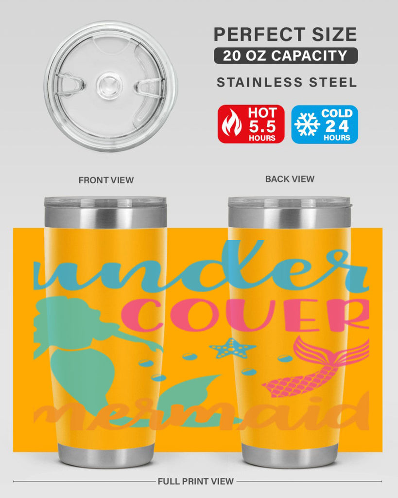 Under Cover Mermaid Design 654#- mermaid- Tumbler