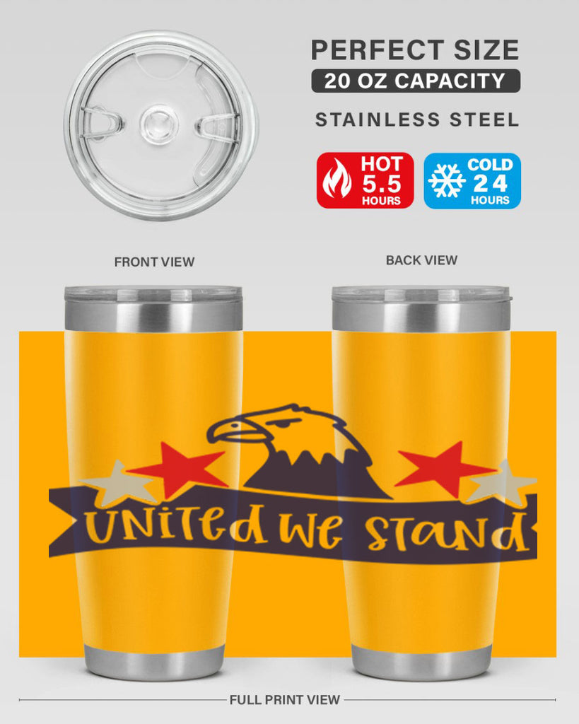 United We Stand Style 178#- Fourt Of July- Tumbler