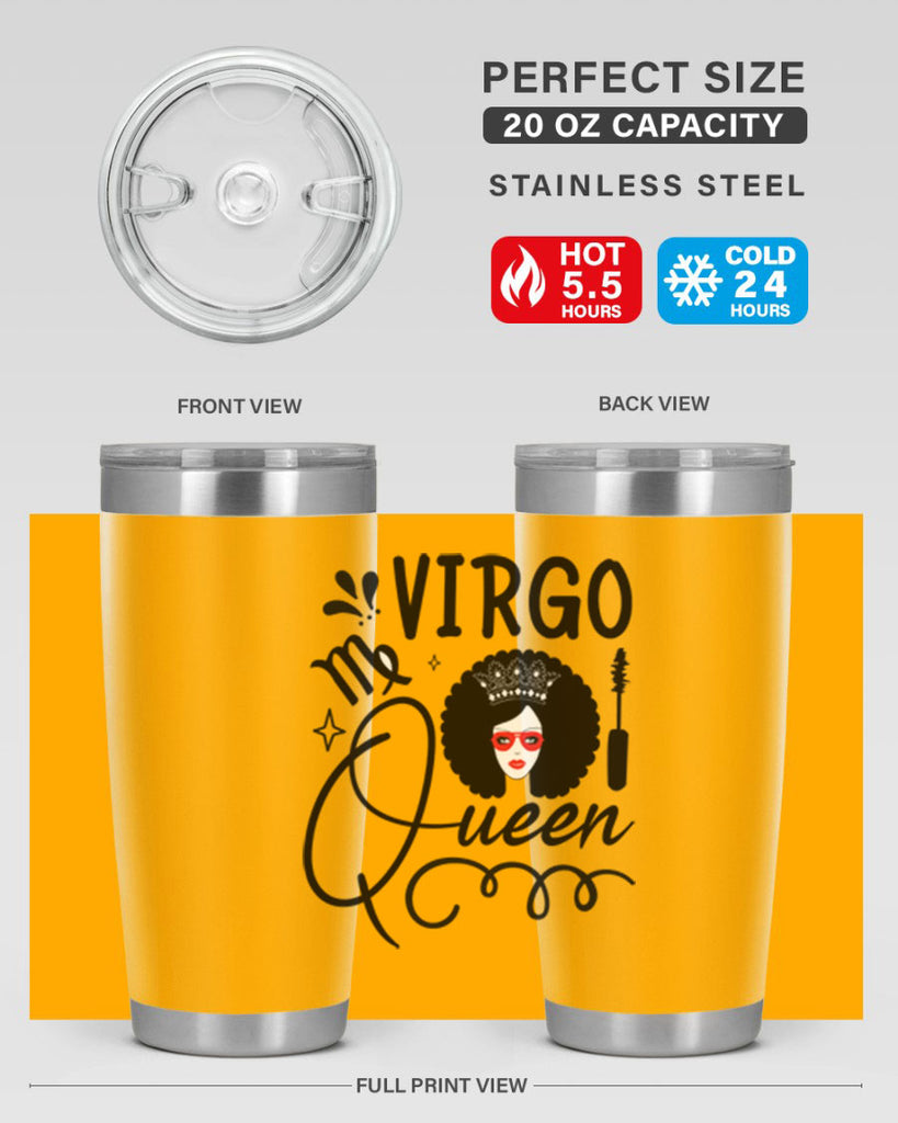 Virgo queen 541#- zodiac- Tumbler