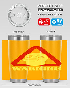 Warning Style 12#- duck- Tumbler