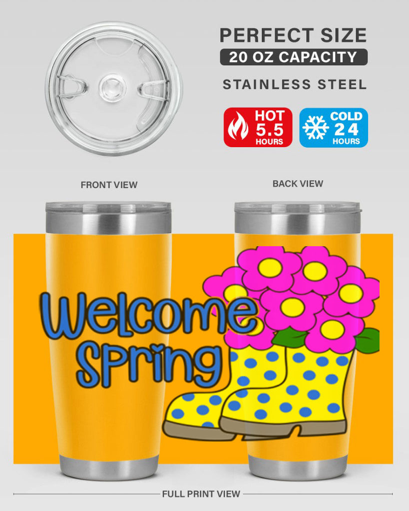 Welcome Spring rainboots page577#- spring- Tumbler