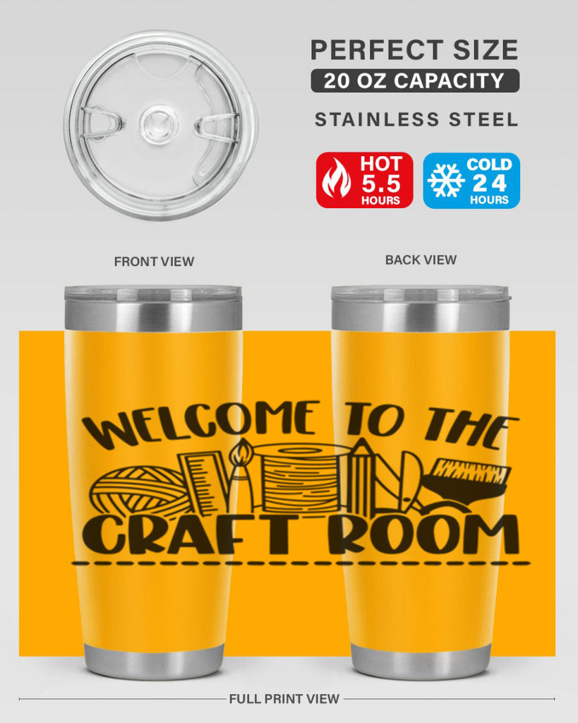 Welcome To the Craft Room 1#- crafting- Tumbler