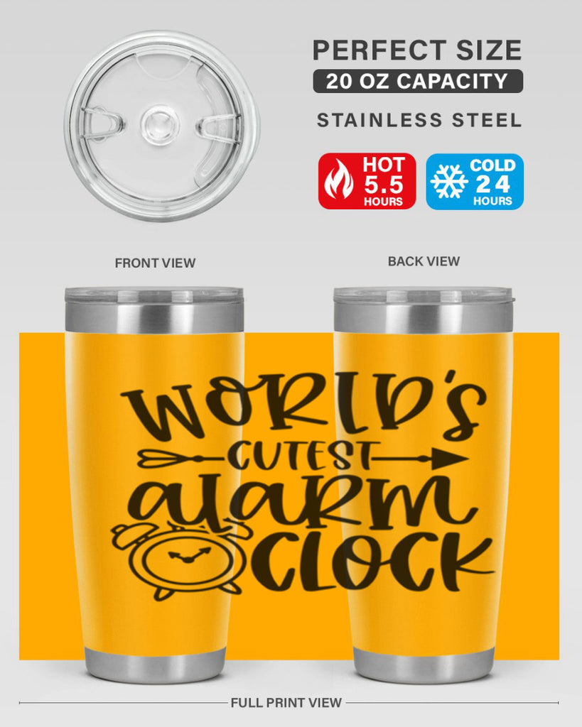 Worlds Cutest Alarm Clock Style 14#- baby- tumbler