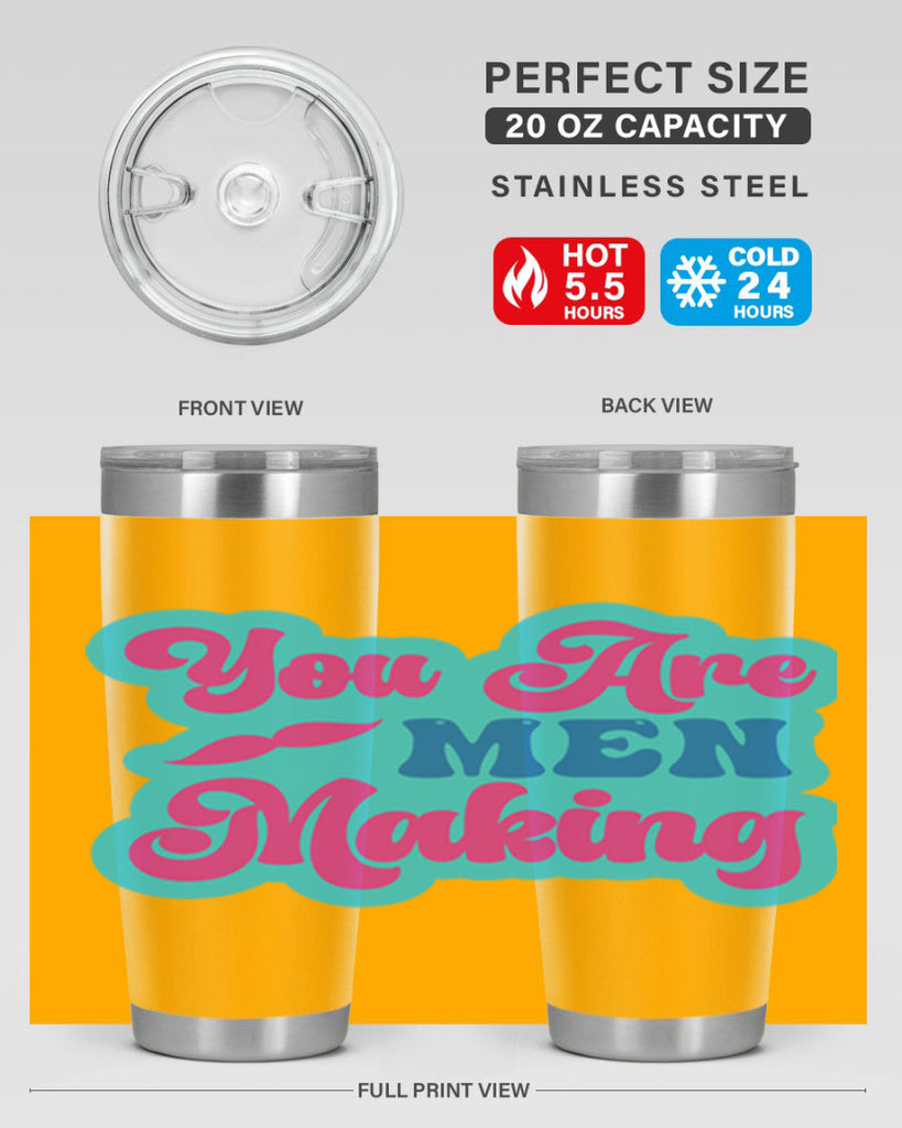 You Are Men Making 678#- mermaid- Tumbler