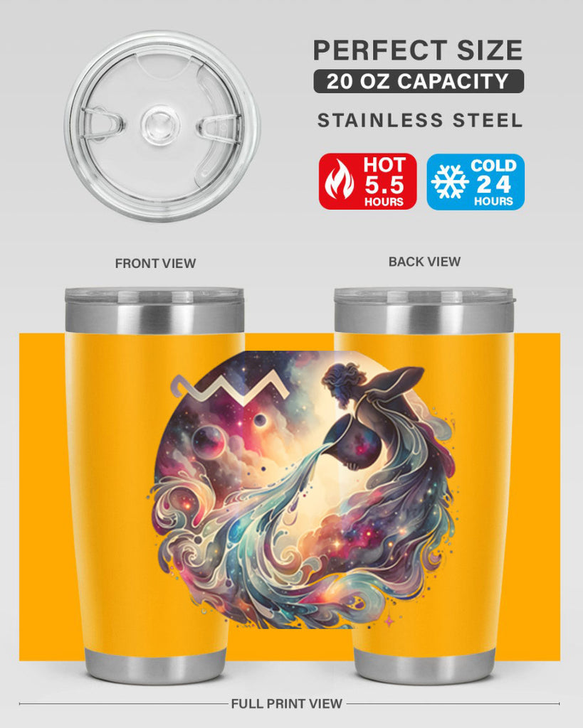 aquarius 89#- zodiac- Tumbler