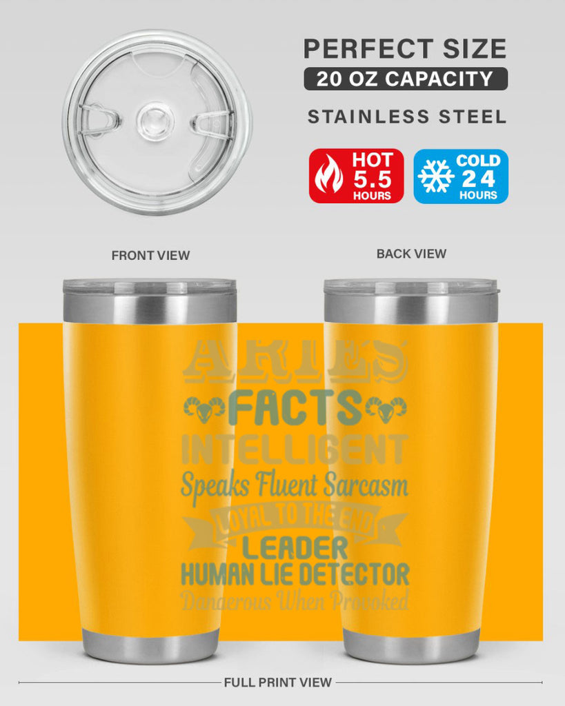 aries 123#- zodiac- Tumbler