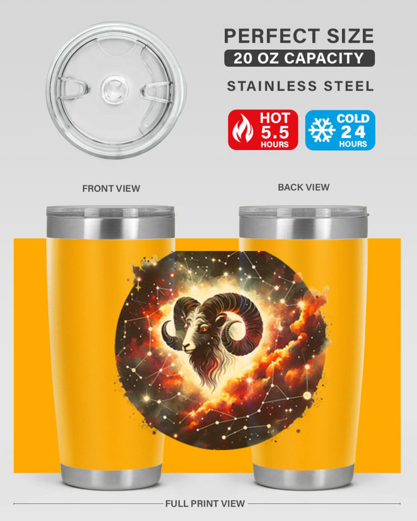 aries 126#- zodiac- Tumbler