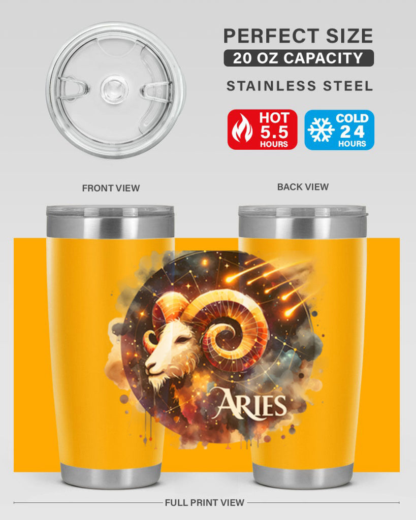 aries 127#- zodiac- Tumbler
