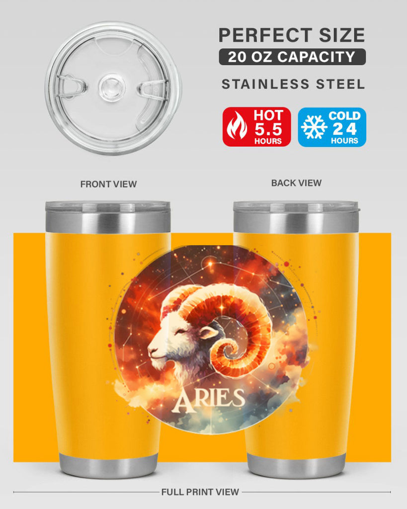 aries 128#- zodiac- Tumbler