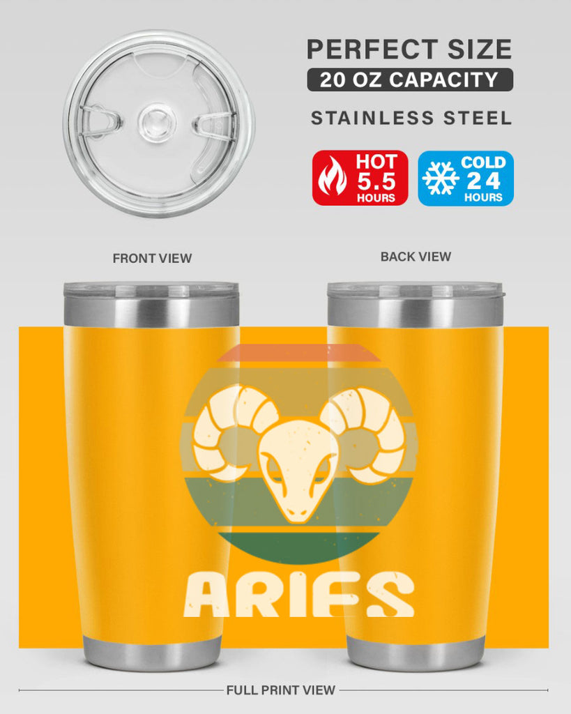 aries 134#- zodiac- Tumbler