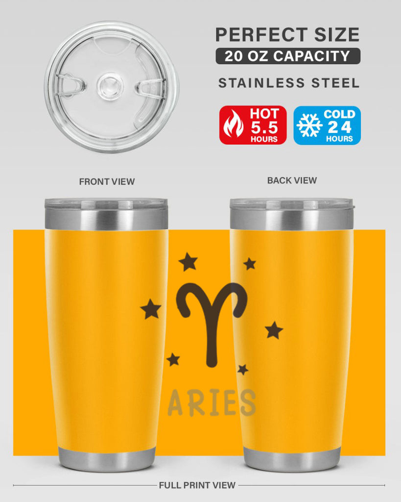 aries 135#- zodiac- Tumbler