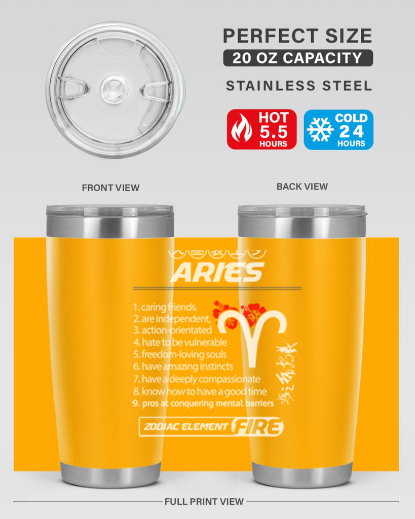 aries 137#- zodiac- Tumbler