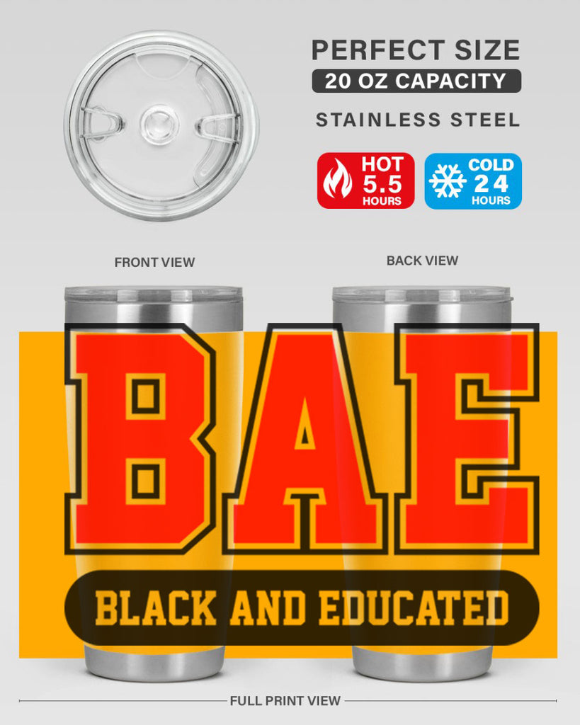 bae black and educated 266#- black words phrases- Cotton Tank