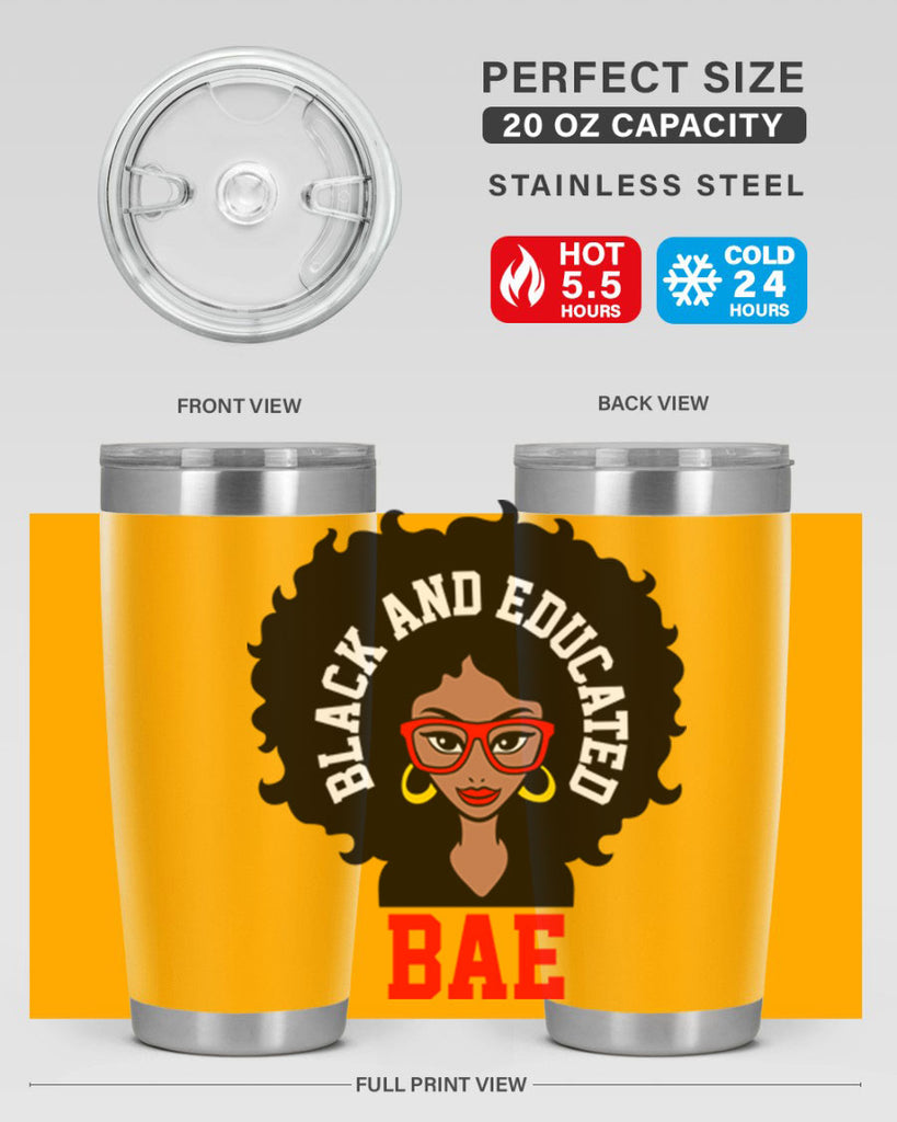 bae black and educated 267#- black words phrases- Cotton Tank