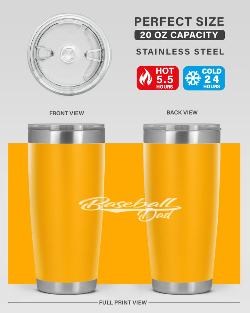 baseball dadk 49#- dad- Tumbler