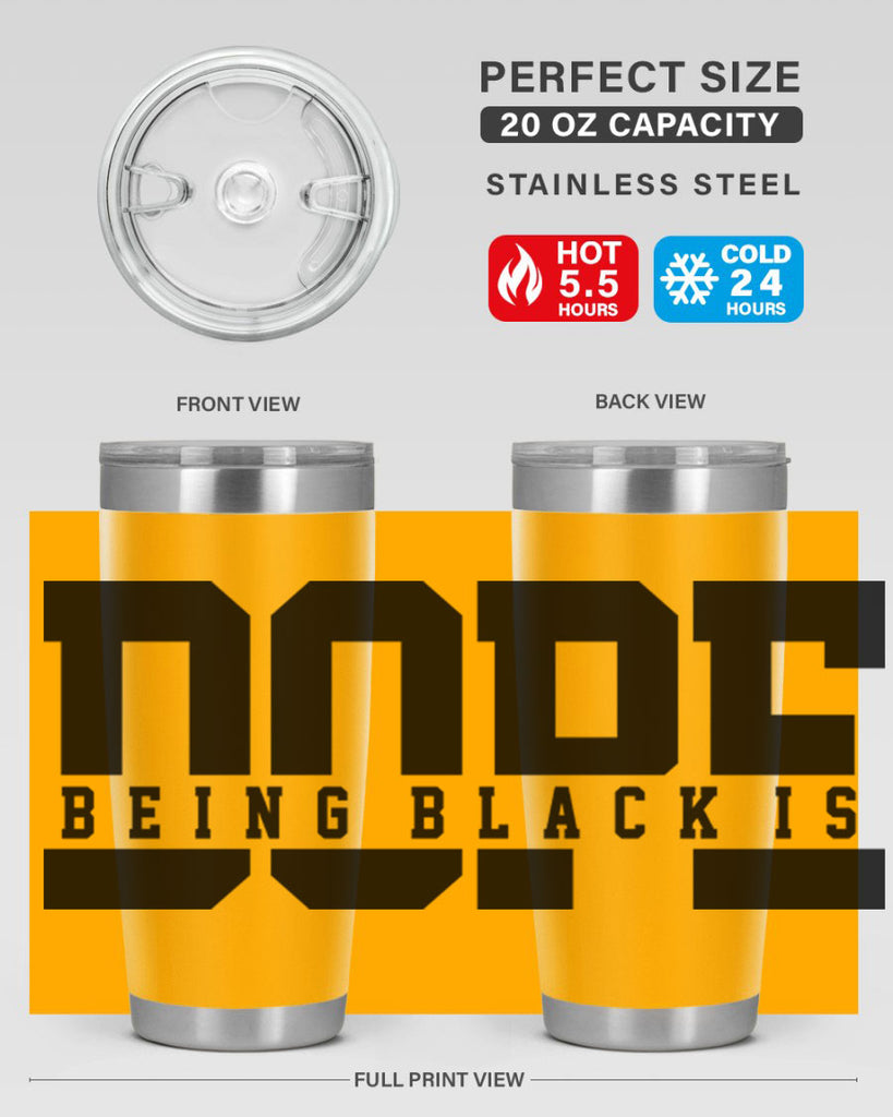 being black is dope 260#- black words phrases- Cotton Tank