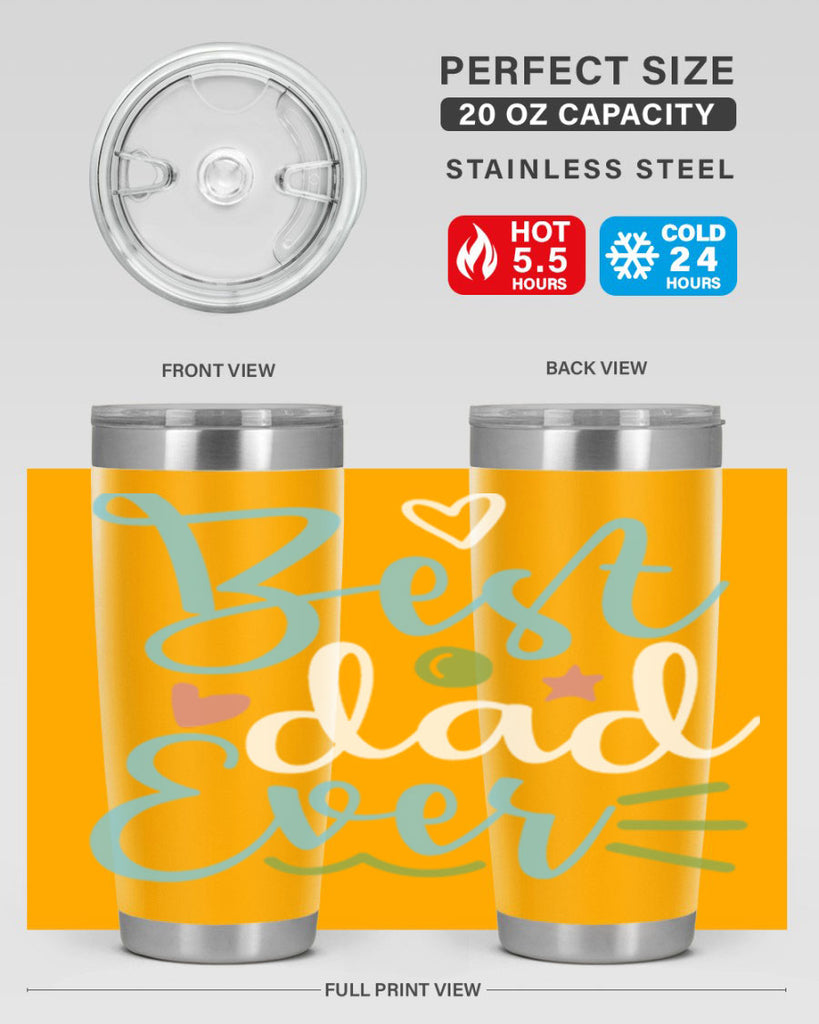 best dad ever 110#- fathers day- Tumbler