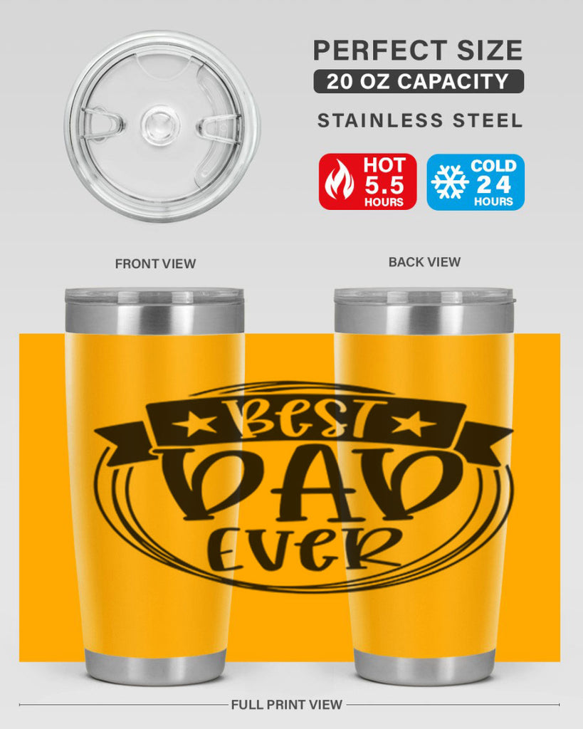 best dad ever 72#- fathers day- Tumbler