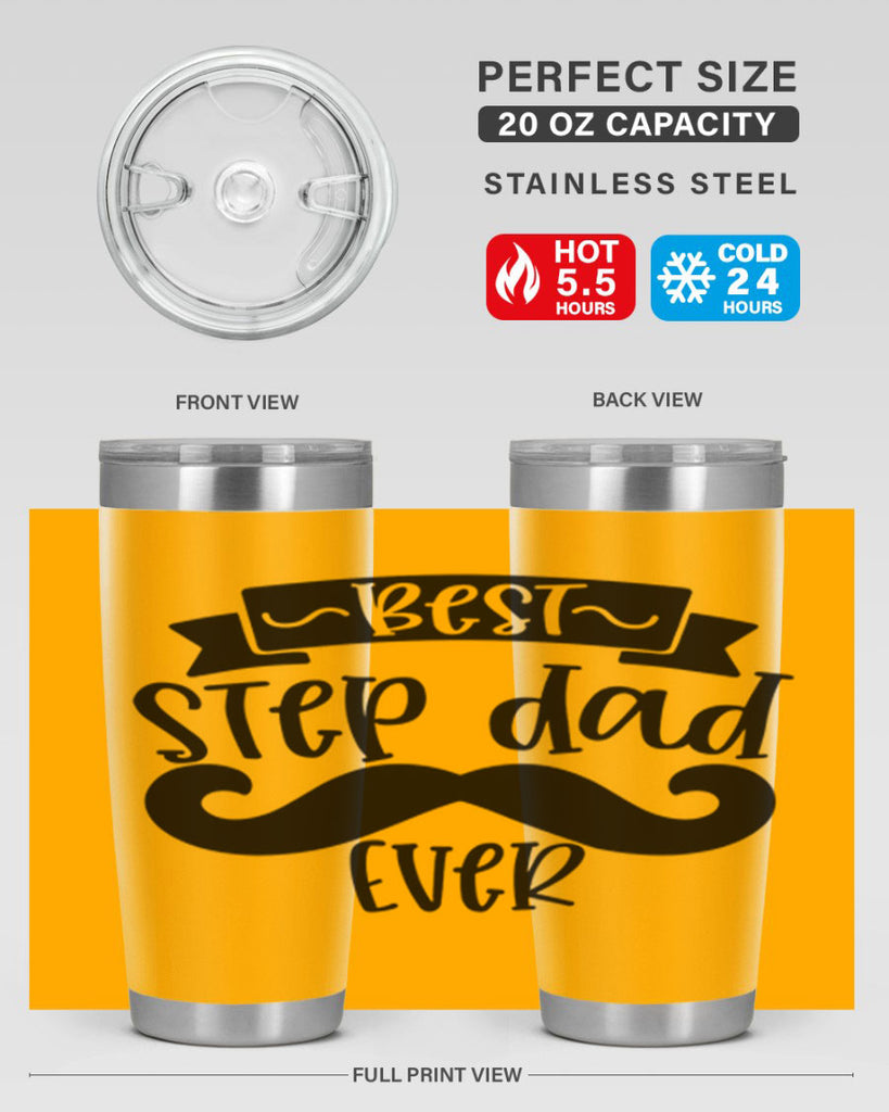 best step dad ever 70#- fathers day- Tumbler