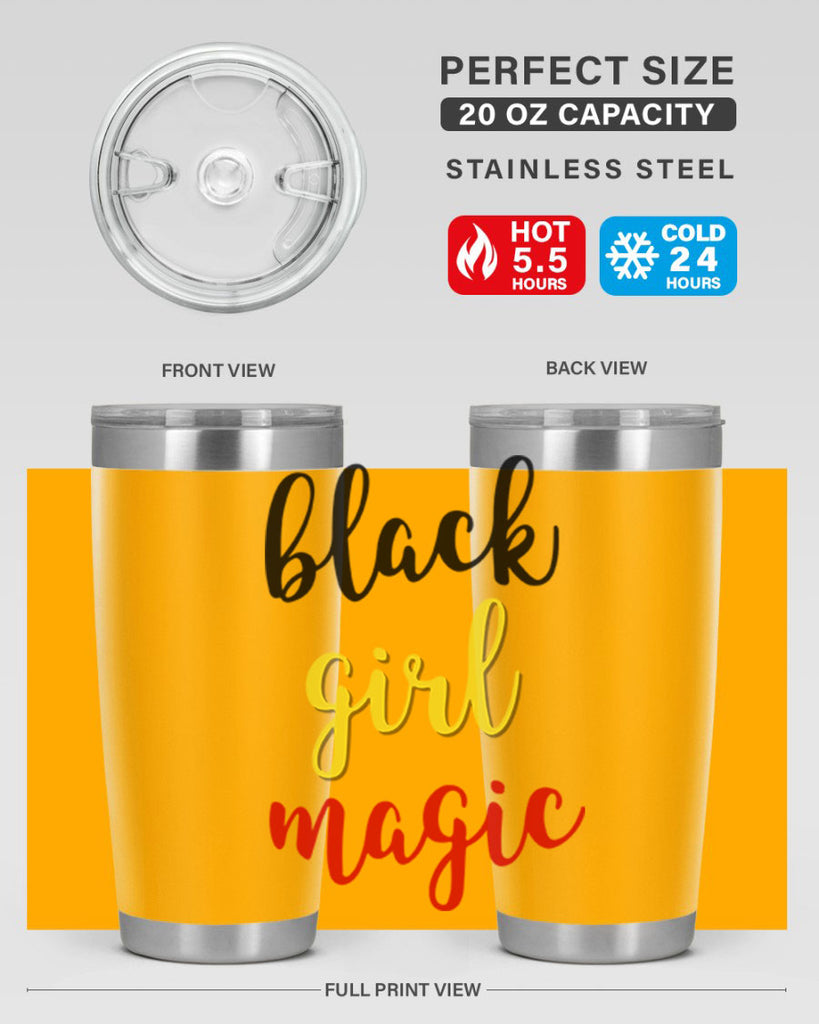 black girl magic color 246#- black words phrases- Cotton Tank