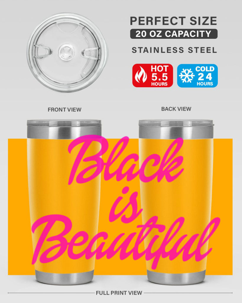 black is beautiful 200#- black words phrases- Cotton Tank