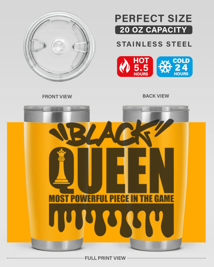 black queen 213#- black words phrases- Cotton Tank