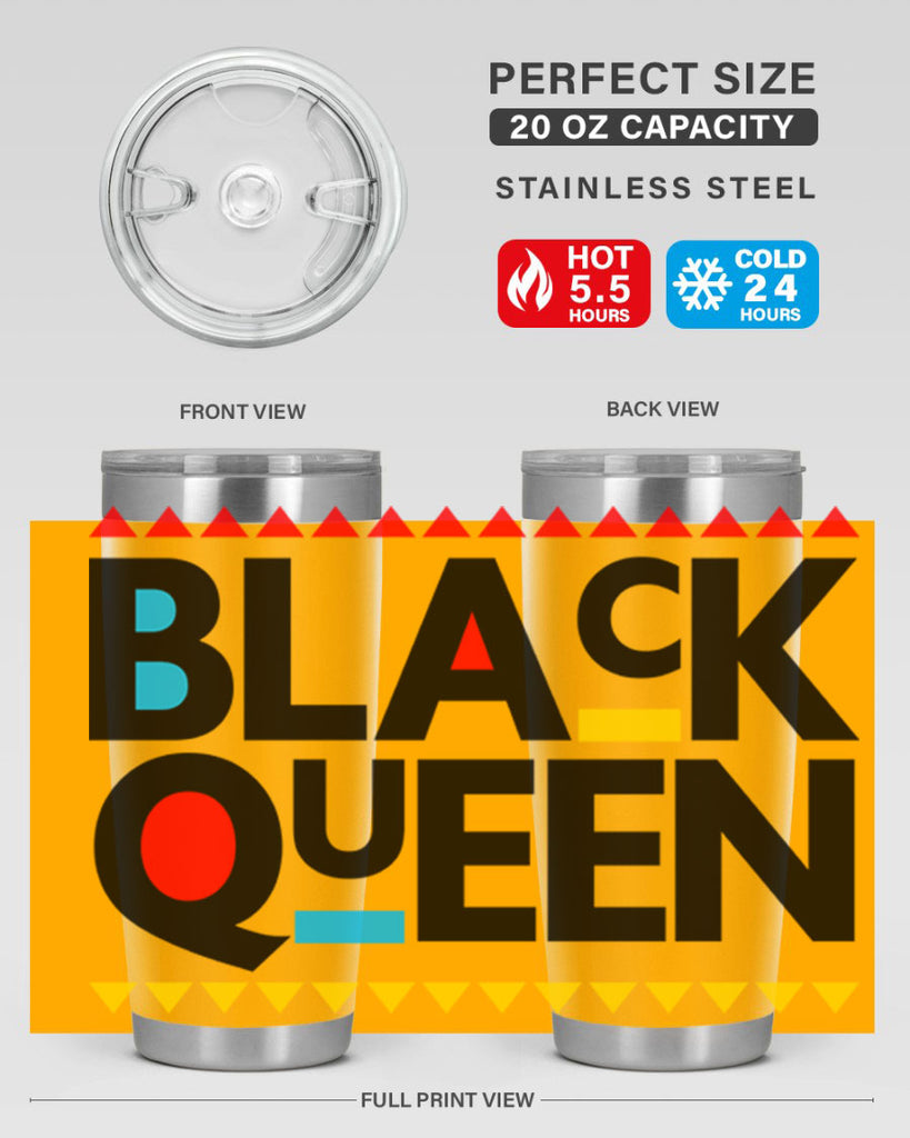 black queen 222#- black words phrases- Cotton Tank