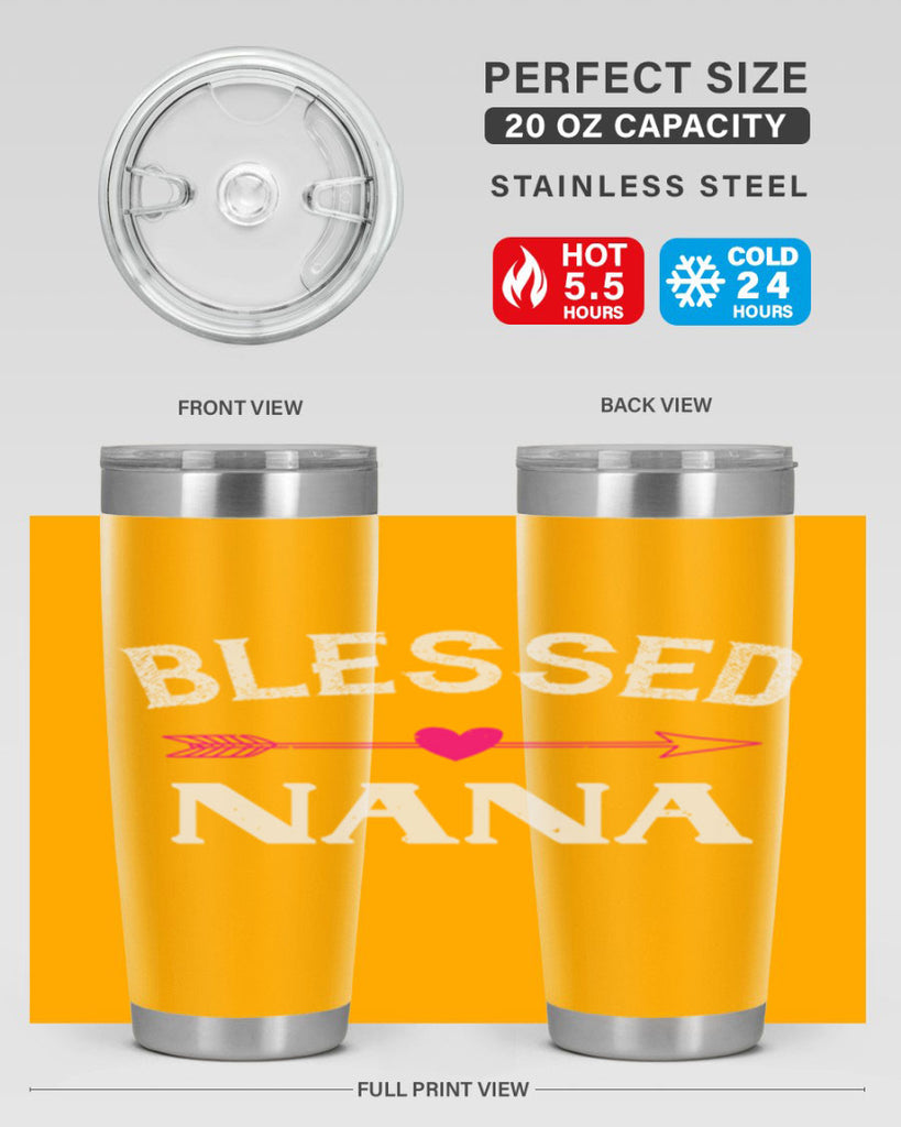 blessed nana 34#- grandma - nana- Tumbler