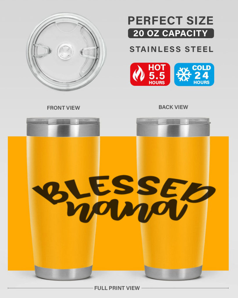 blessed nana 59#- grandma - nana- Tumbler