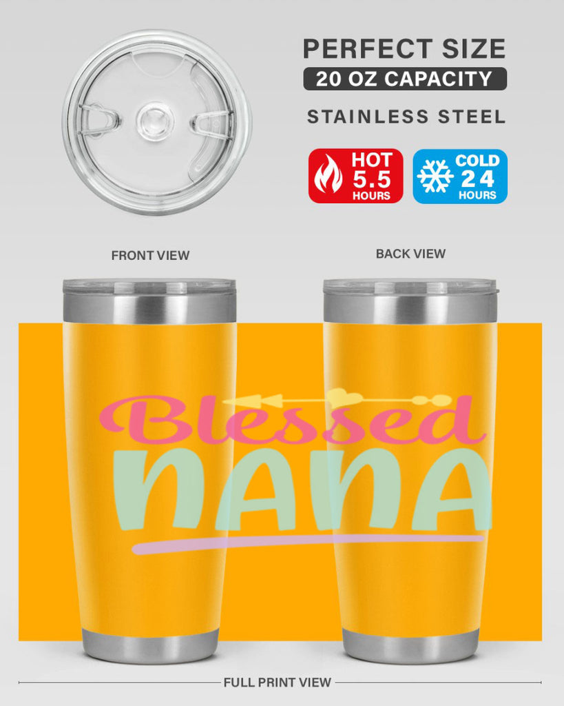 blessed nana 60#- grandma - nana- Tumbler