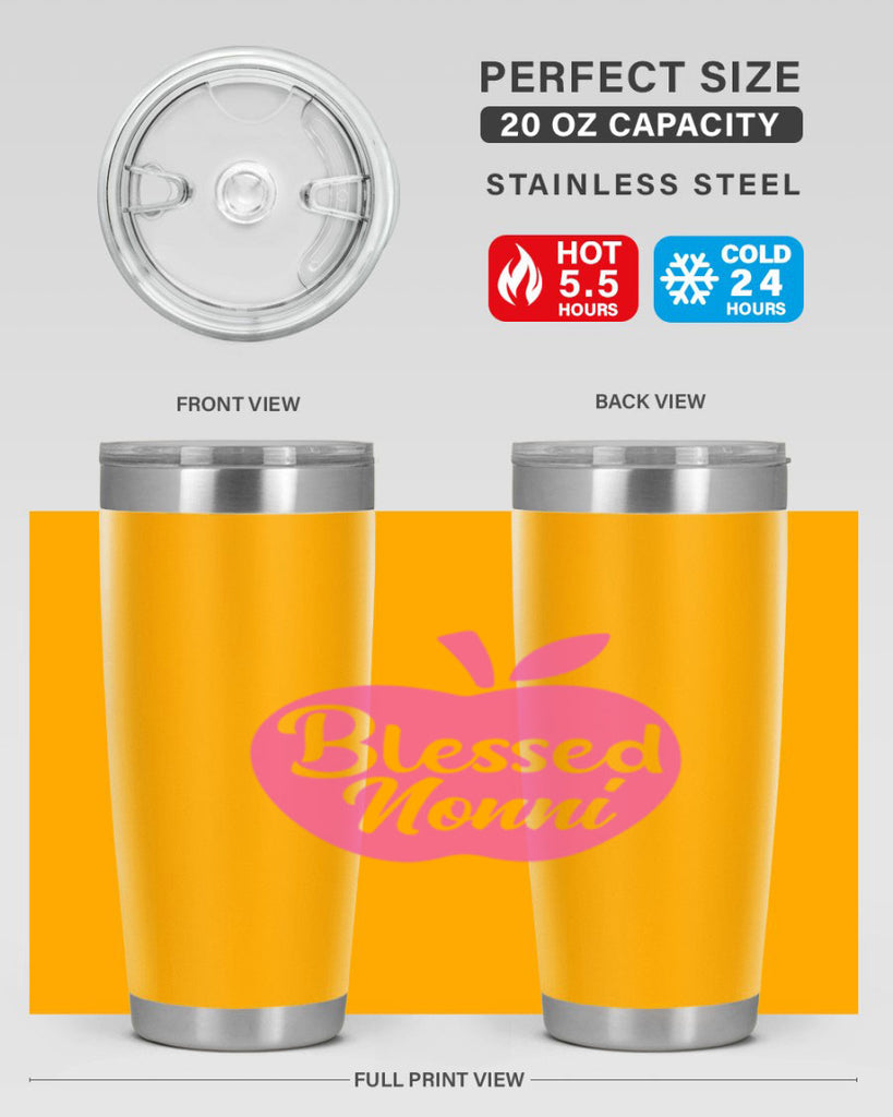 blessed nonni 58#- grandma - nana- Tumbler
