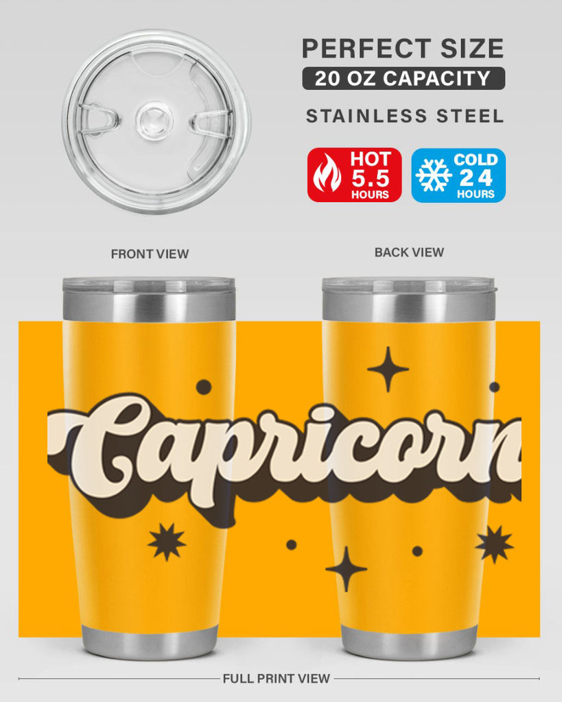 capricorn 205#- zodiac- Tumbler