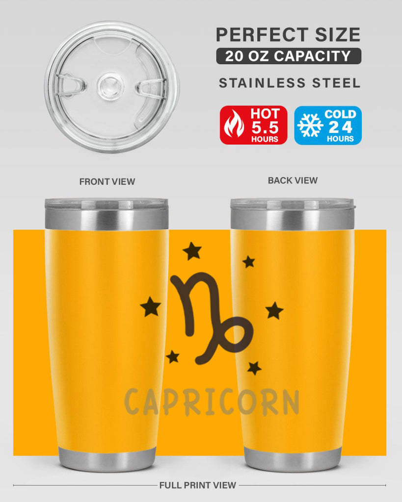 capricorn 206#- zodiac- Tumbler