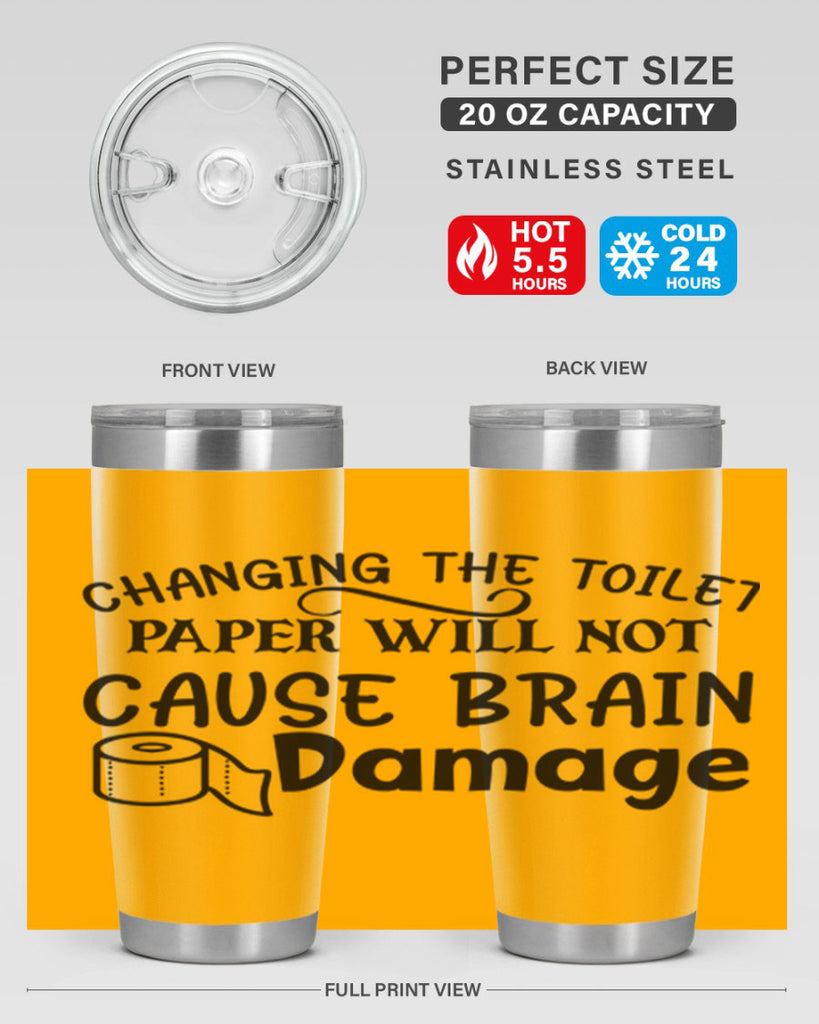 changing the toilet paper will not cause brain damage 86#- bathroom- Tumbler