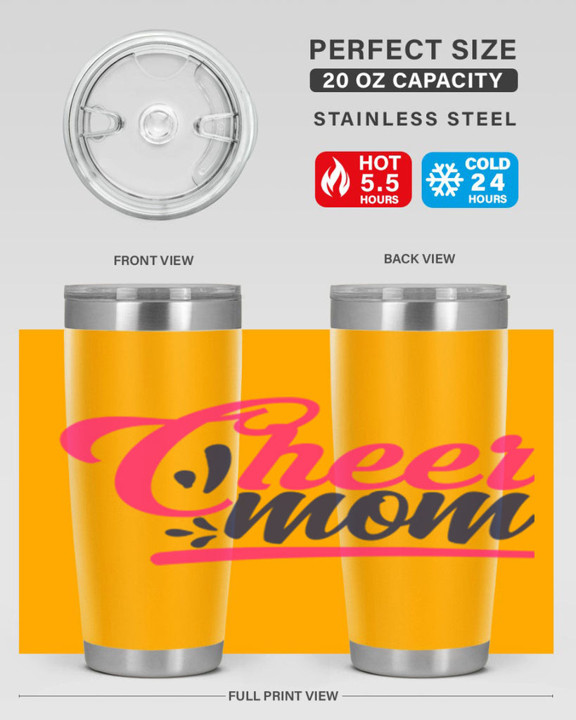 cheer mom 1745#- cheer- Tumbler