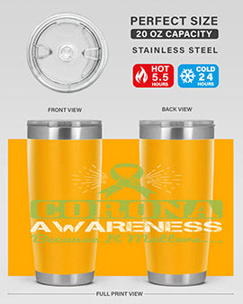 corona awareness because it matters Style 26#- corona virus- Tumbler