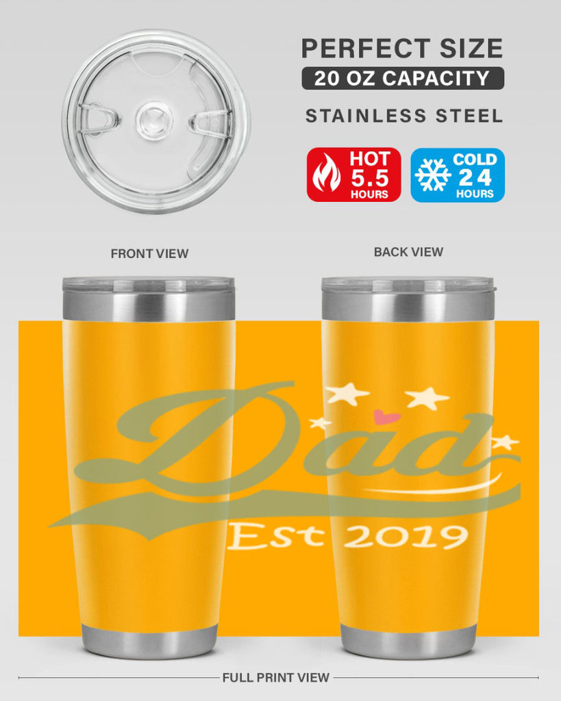 dad est 101#- fathers day- Tumbler