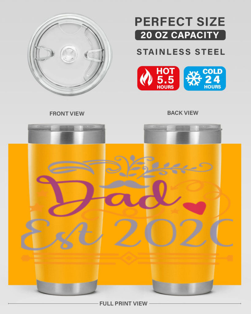 dad est 97#- fathers day- Tumbler