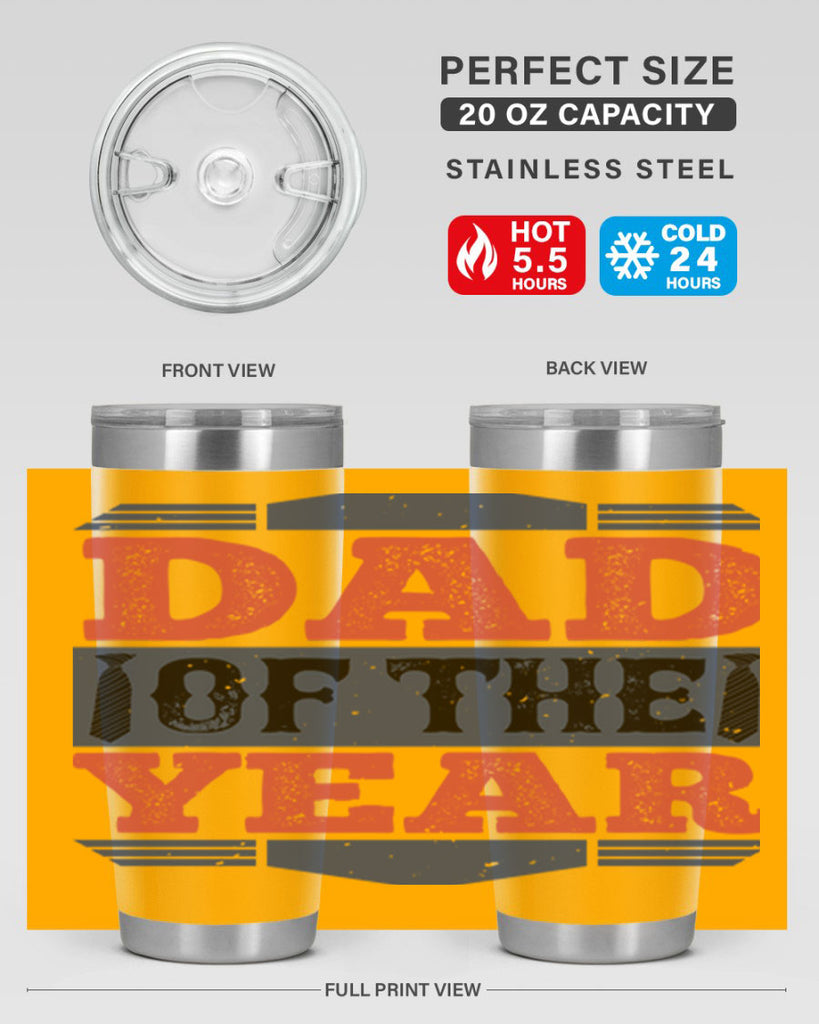 dad of the year 266#- fathers day- Tumbler