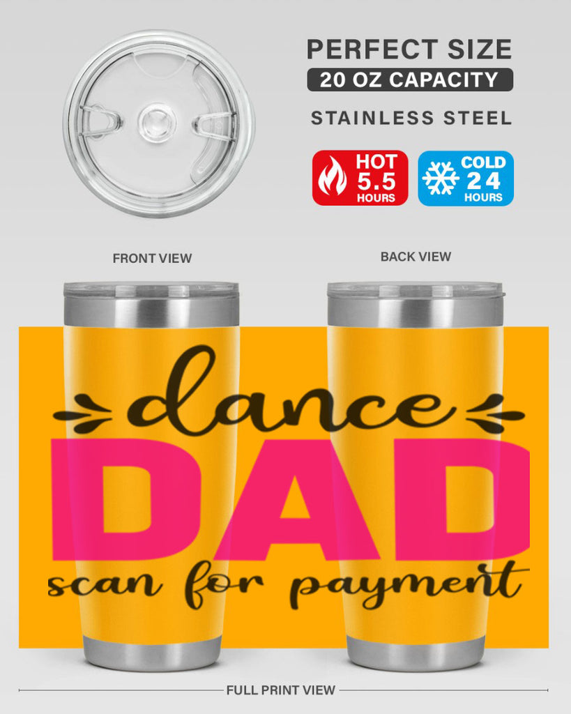 dance dad scan for payment 22#- ballet- Tumbler