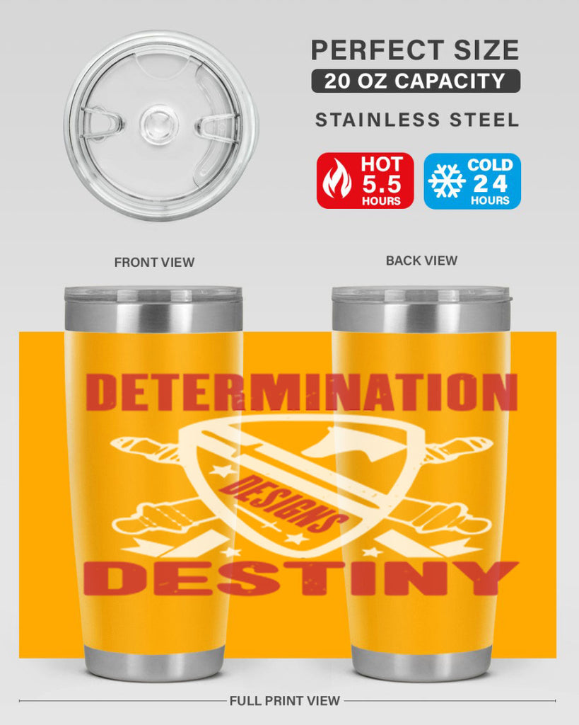 determination is destiny Style 29#- Fourt Of July- Tumbler