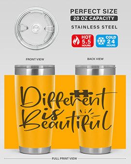 different is beautiful Style 12#- autism- Tumbler