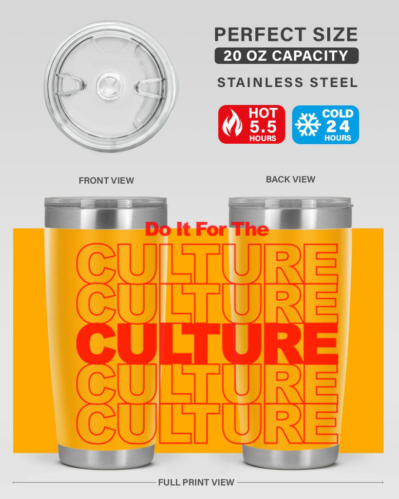 do it for the culture 170#- black words phrases- Cotton Tank